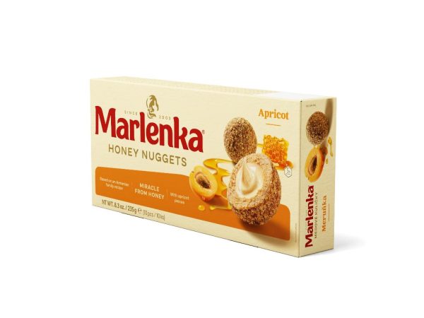 Marlenka mézes barackos golyó 235g